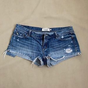 Abercrombie & Fitch | Distressed Jean Shorts
